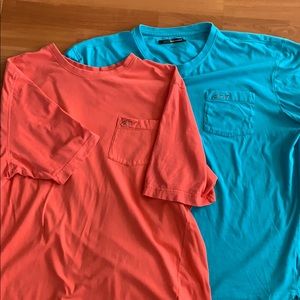 2 Greg Norman Xl tee t-shirts shark emblem